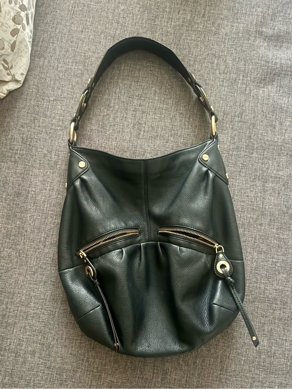 B. Makoswky  buttery soft-pebbled genuine leather purse